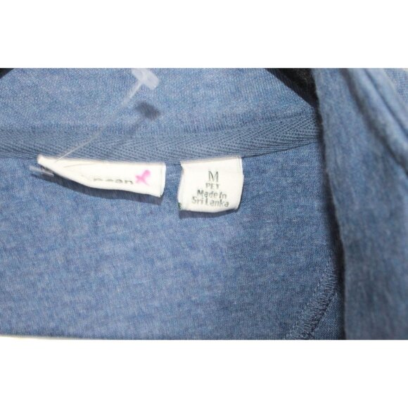 LL Bean Quilted Quarter Zip Pullover Sweater Larkspur Size M Pet - Picture 11 of 14